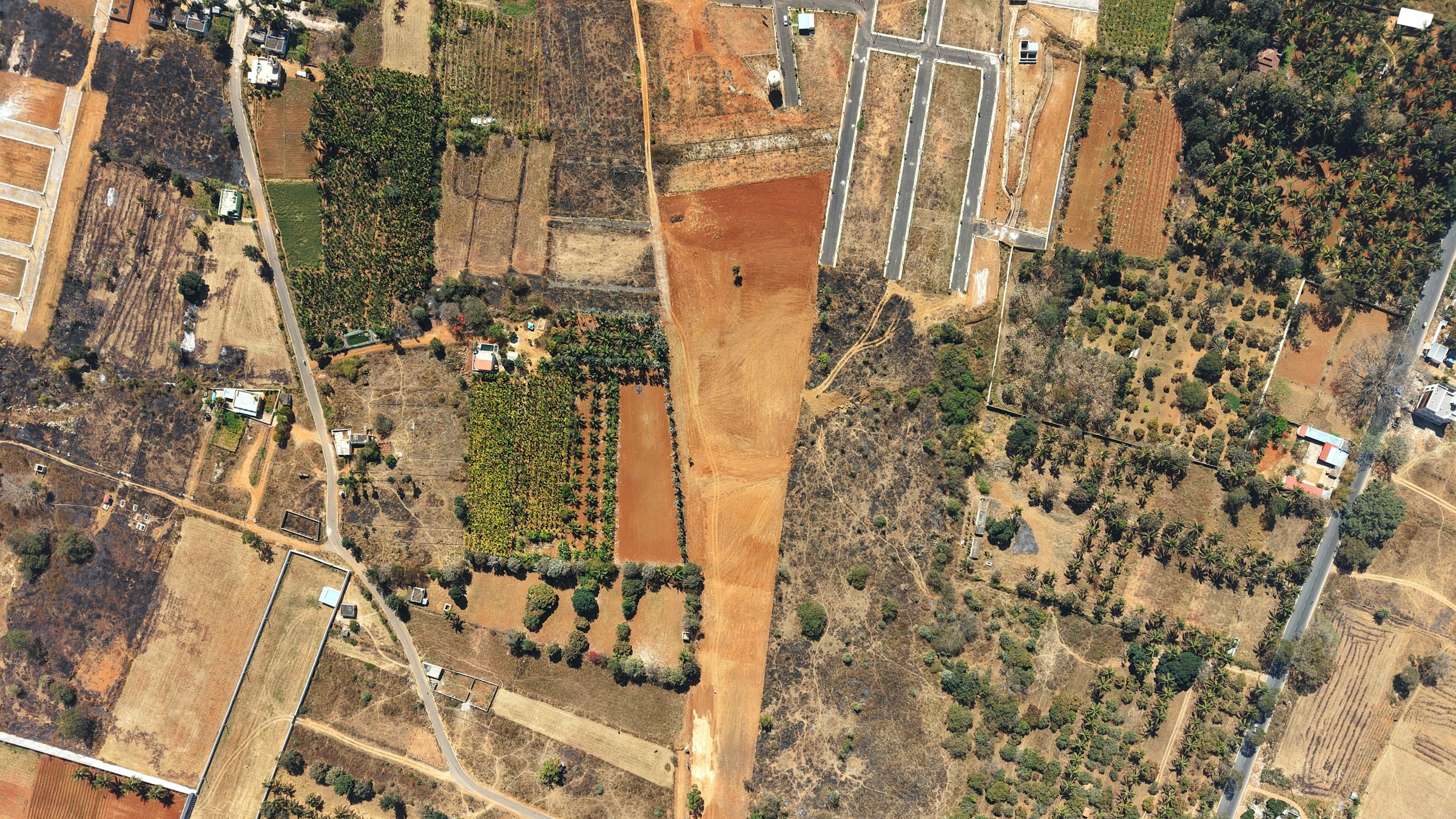 Território visto do alto em imagem demonstrativa